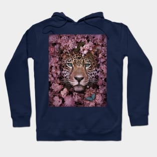 Tiger In Flowers Hoodie